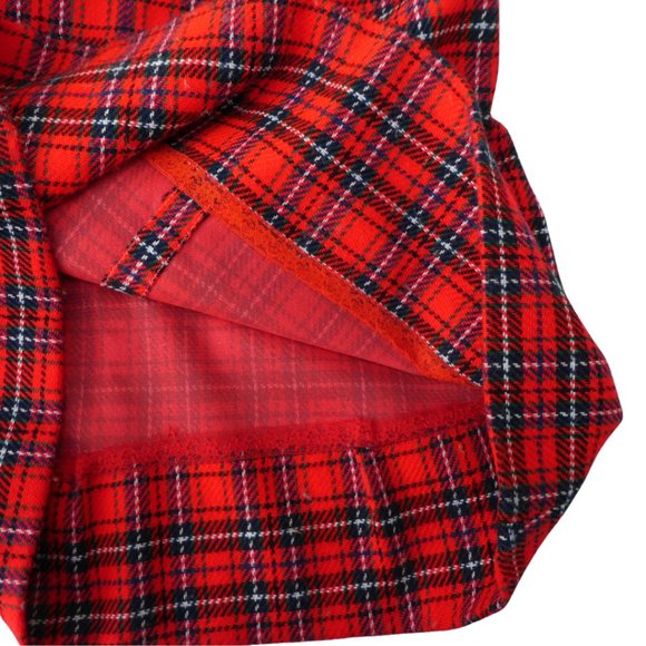 Vintage Red Plaid Maxi Skirt - Picture 4 of 8